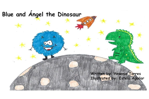 Blue and Ángel The Dinosaur